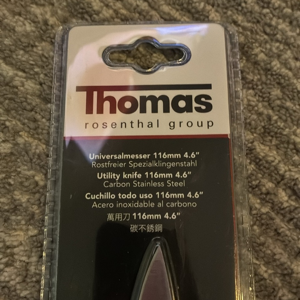3 NEW Thomas Rosenthal Group Utility Knife 116mm 4.6" Carbon Stainless Steel - Picture 3 of 7